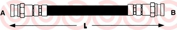 Тормозной шланг BREMBO T 79 024