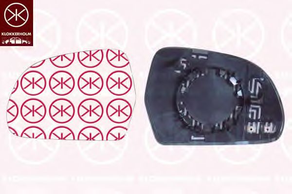 Зеркальное стекло, наружное зеркало KLOKKERHOLM 00261061