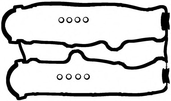 Комплект прокладок, крышка головки цилиндра GLASER V37086-00