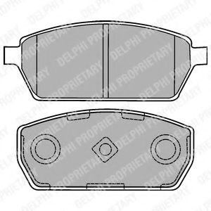 Комплект тормозных колодок, дисковый тормоз FMSI-VERBAND 23303