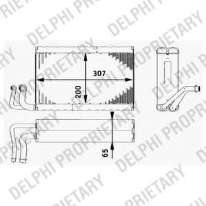 Испаритель, кондиционер DELPHI TSP0525182