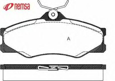 Комплект тормозных колодок, дисковый тормоз METZGER 20979