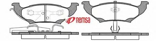 Комплект тормозных колодок, дисковый тормоз METZGER 1170170