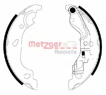 Комплект тормозных колодок METZGER MG 738