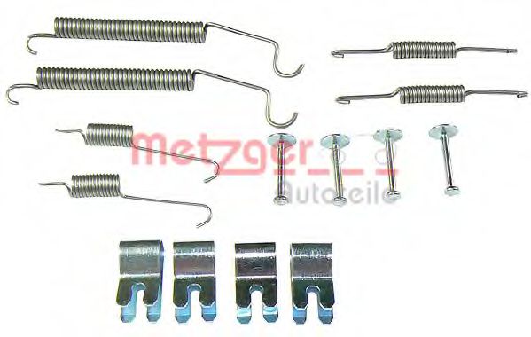 Комплектующие, тормозная колодка METZGER 105-0891