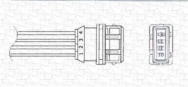 Лямбда-зонд MAGNETI MARELLI 460001948010