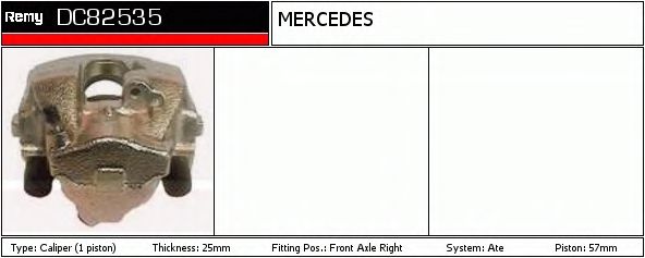 Тормозной суппорт DELCO REMY DC82535