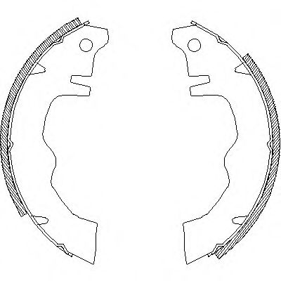 Комплект тормозных колодок ROADHOUSE 401201