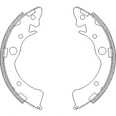 Комплект тормозных колодок ROADHOUSE 4096.01