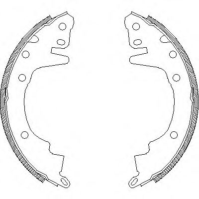 Комплект тормозных колодок ROADHOUSE 436900
