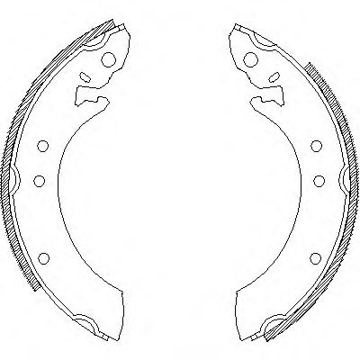 Комплект тормозных колодок ROADHOUSE 4618.00