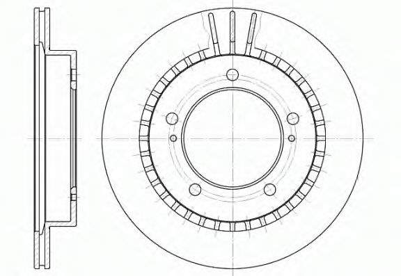 Тормозной диск ROADHOUSE 6492.10