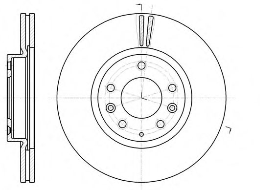 Тормозной диск ROADHOUSE 61235.10