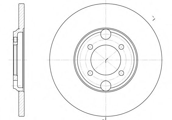 Тормозной диск REMSA 6919.00