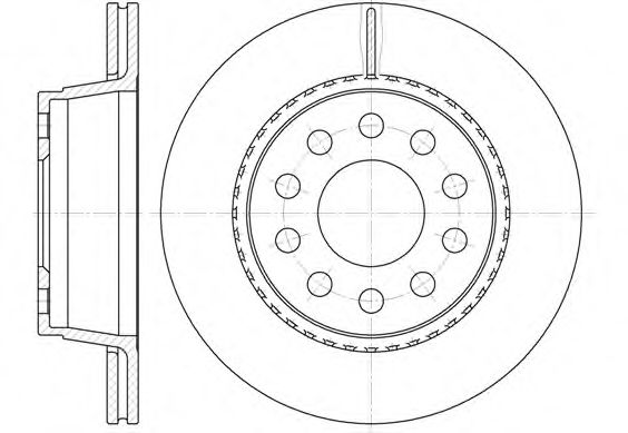 Тормозной диск REMSA 6930.10