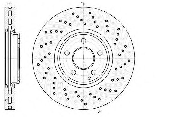 Тормозной диск REMSA 61123.10
