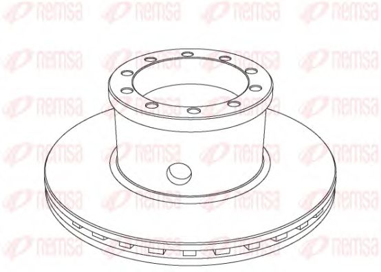 Тормозной диск REMSA NCA1019.20