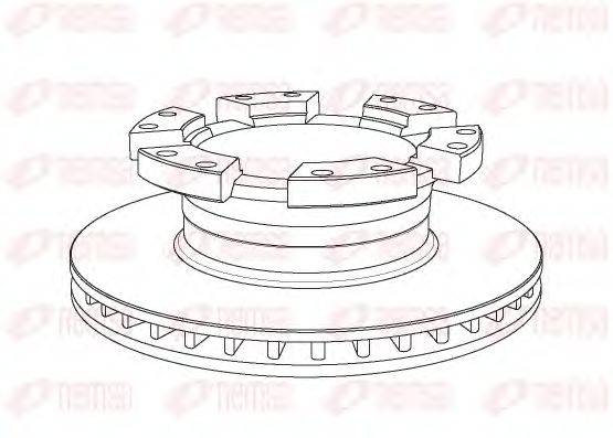 Тормозной диск REMSA NCA1049.20