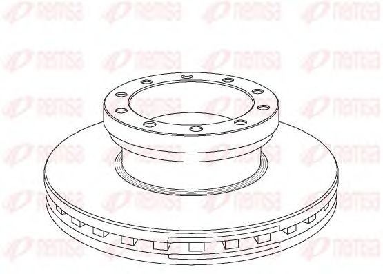 Тормозной диск REMSA NCA1070.20
