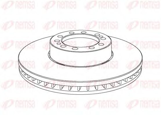 Тормозной диск REMSA NCA1075.20