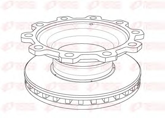 Тормозной диск REMSA NCA1097.20