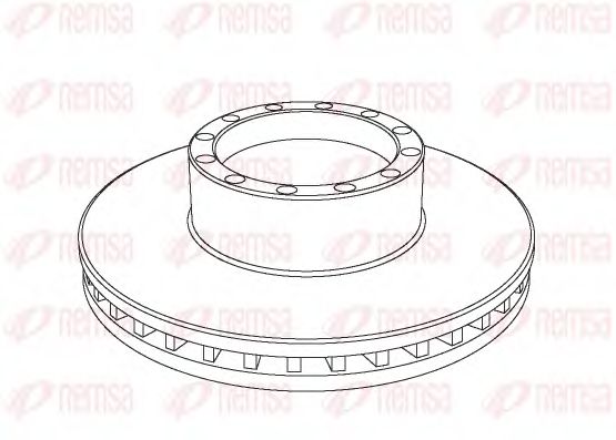 Тормозной диск REMSA 112020