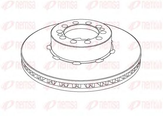 Тормозной диск REMSA NCA1126.20