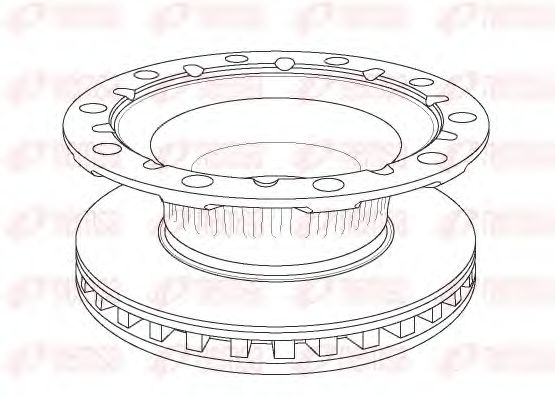 Тормозной диск REMSA NCA1176.20