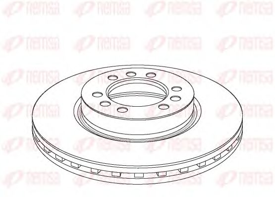 Тормозной диск REMSA 118020