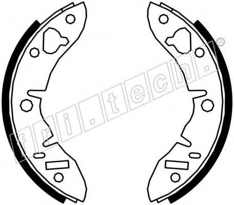 Комплект тормозных колодок fri.tech. 1007.007