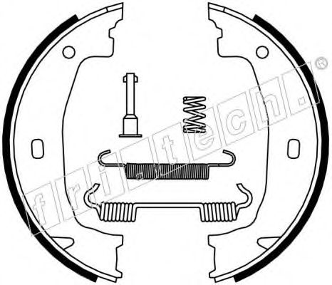 Комплект тормозных колодок, стояночная тормозная система fri.tech. 1019.028K
