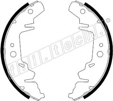 Комплект тормозных колодок fri.tech. 1023.001