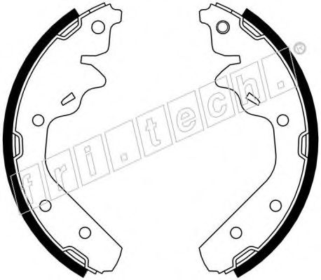 Комплект тормозных колодок fri.tech. 1023.003