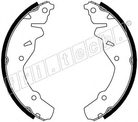 Комплект тормозных колодок fri.tech. 1023.004
