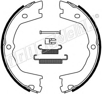Комплект тормозных колодок, стояночная тормозная система fri.tech. 1034.110K