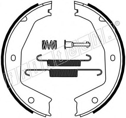 Комплект тормозных колодок, стояночная тормозная система fri.tech. 1048.002K