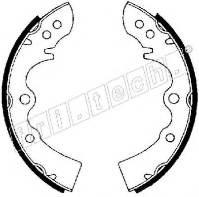 Комплект тормозных колодок fri.tech. 1049.105