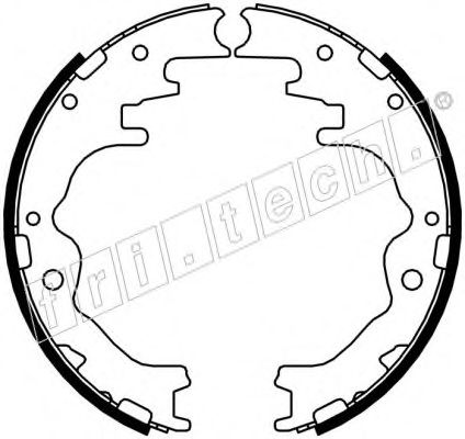 Комплект тормозных колодок fri.tech. 1049.143