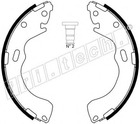 Комплект тормозных колодок fri.tech. 1049.150