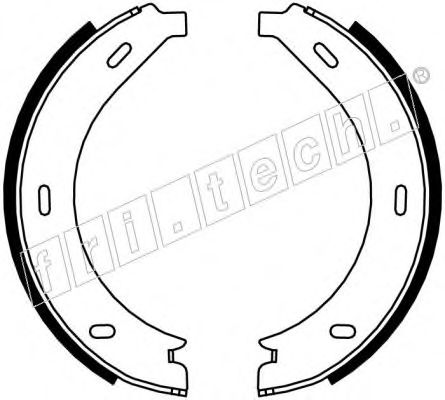 Комплект тормозных колодок, стояночная тормозная система fri.tech. 1052.123