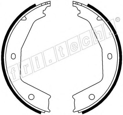 Комплект тормозных колодок, стояночная тормозная система fri.tech. 1079.194