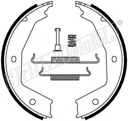 Комплект тормозных колодок, стояночная тормозная система fri.tech. 1079.194K