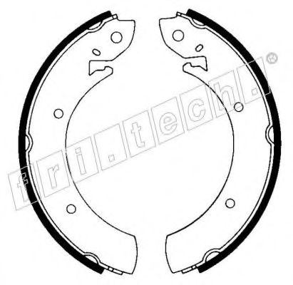 Комплект тормозных колодок fri.tech. 1088.207
