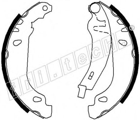 Комплект тормозных колодок fri.tech. 1088.216Y