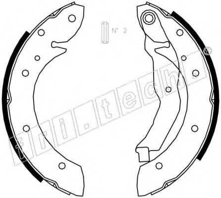 Комплект тормозных колодок fri.tech. 1088.223