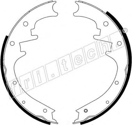 Комплект тормозных колодок fri.tech. 1088.224