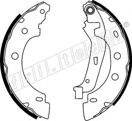 Комплект тормозных колодок fri.tech. 1088.230