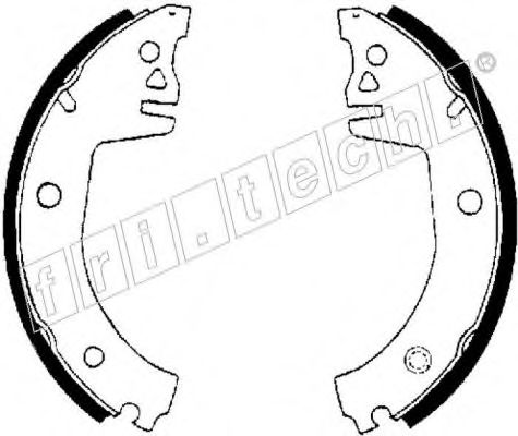 Комплект тормозных колодок fri.tech. 1106.218