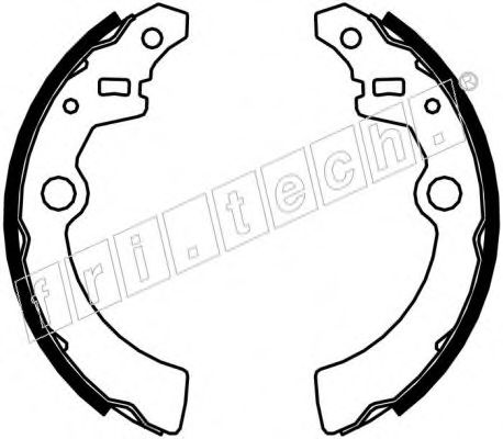 Комплект тормозных колодок fri.tech. 1110.335