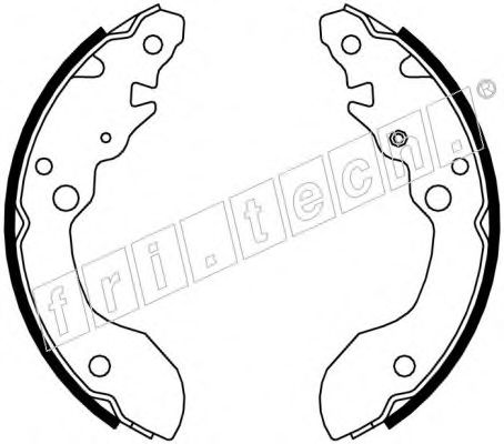 Комплект тормозных колодок fri.tech. 1111.244